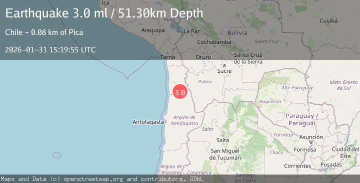 Map of TARAPACA, CHILE