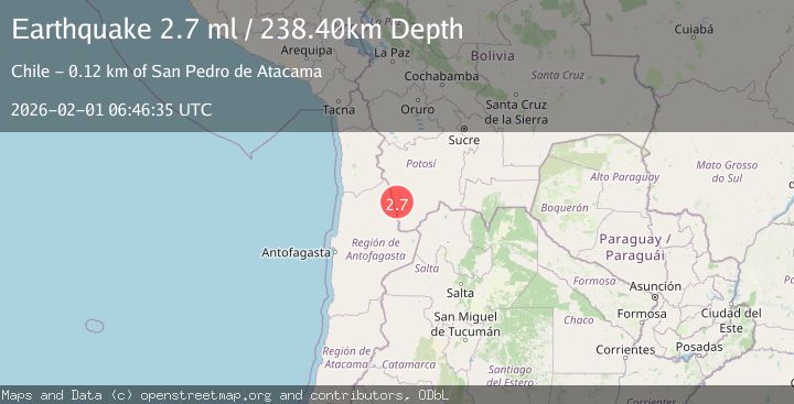 Map of POTOSI, BOLIVIA