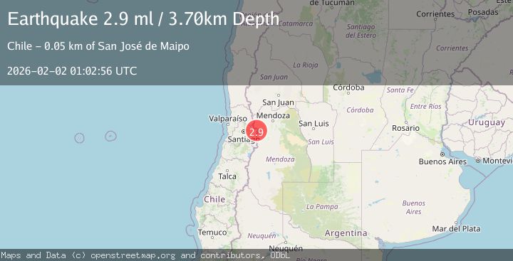 Map of REGION METROPOLITANA, CHILE