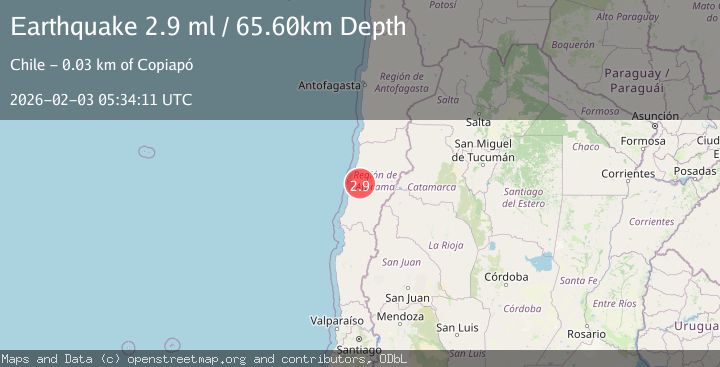 Map of ATACAMA, CHILE