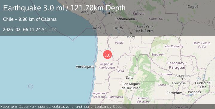 Map of ANTOFAGASTA, CHILE