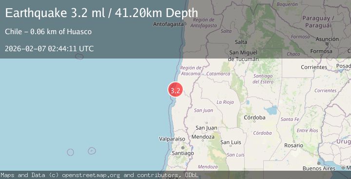 Map of ATACAMA, CHILE