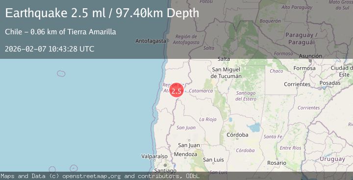 Map of ATACAMA, CHILE
