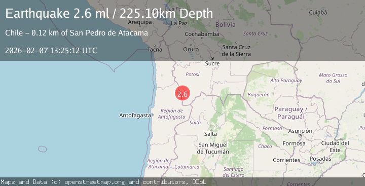 Map of POTOSI, BOLIVIA