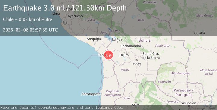 Map of TARAPACA, CHILE