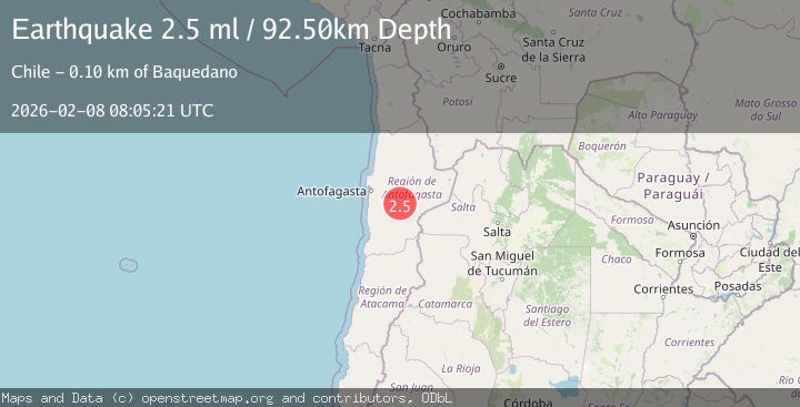 Map of ANTOFAGASTA, CHILE