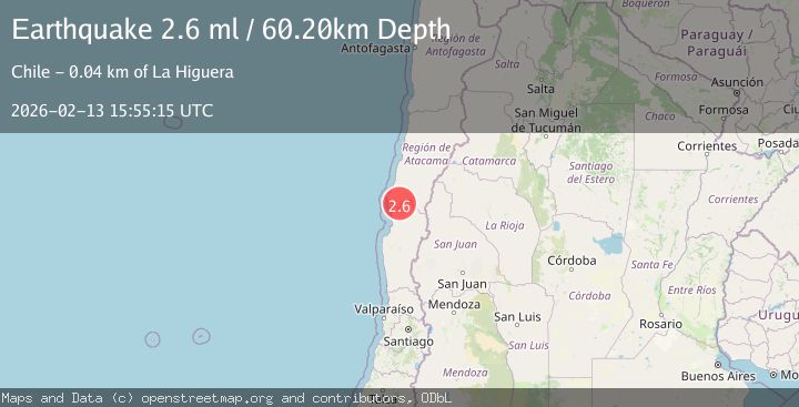 Map of COQUIMBO, CHILE