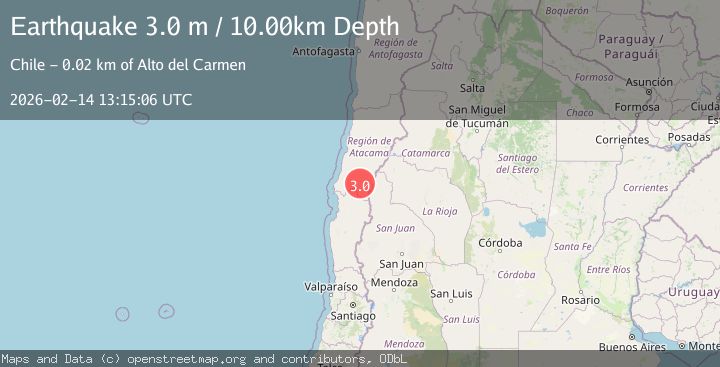Map of ATACAMA, CHILE