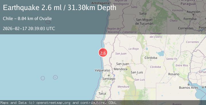Map of COQUIMBO, CHILE