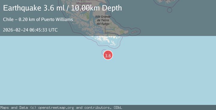 Map of DRAKE PASSAGE