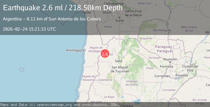 Map of SALTA, ARGENTINA