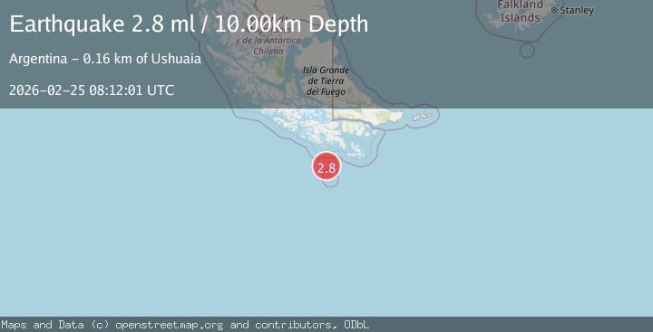 Map of DRAKE PASSAGE