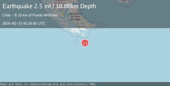 Map of DRAKE PASSAGE