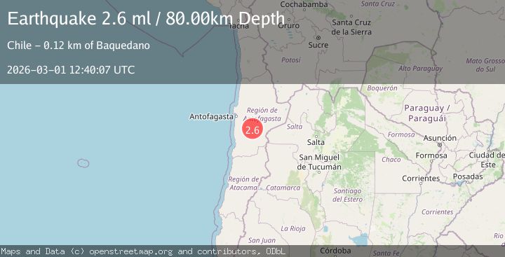 Map of ANTOFAGASTA, CHILE