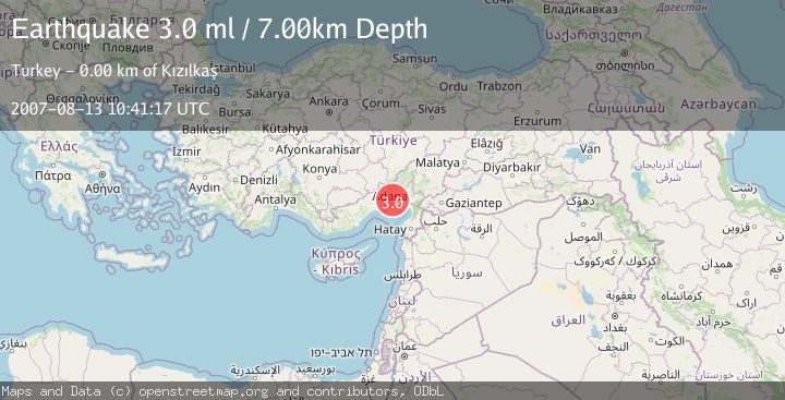 Map of CENTRAL TURKEY