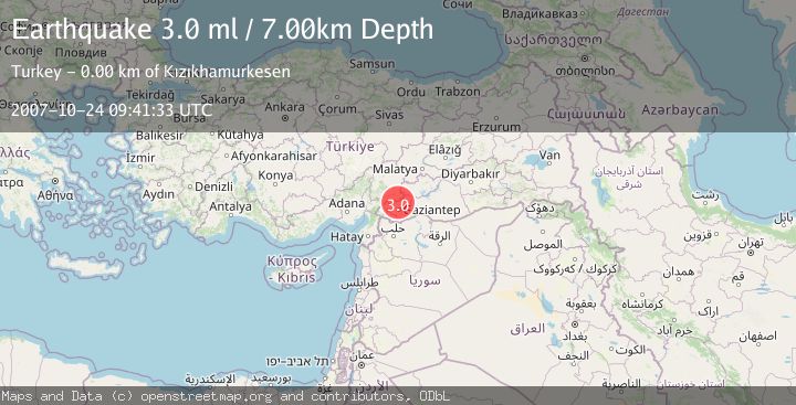 Map of CENTRAL TURKEY