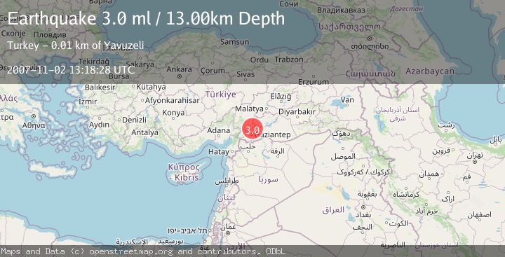 Map of CENTRAL TURKEY