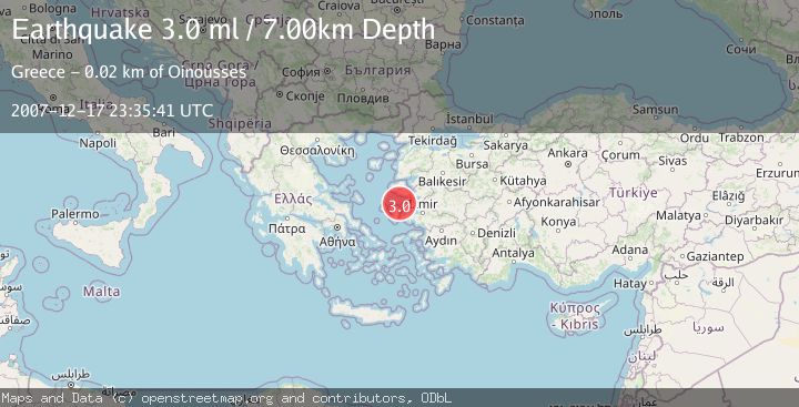 Map of NEAR THE COAST OF WESTERN TURKEY