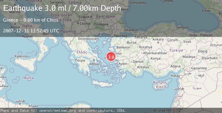 Map of NEAR THE COAST OF WESTERN TURKEY