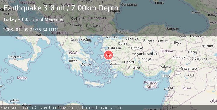 Map of WESTERN TURKEY