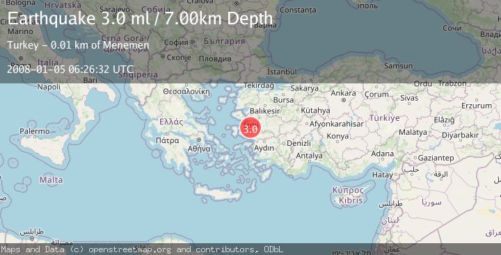 Map of WESTERN TURKEY