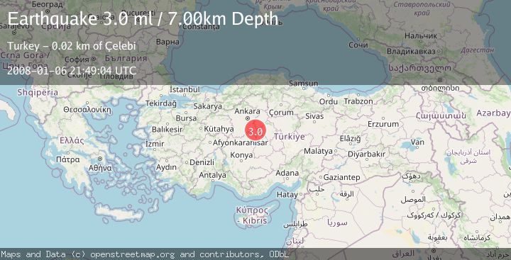 Map of CENTRAL TURKEY