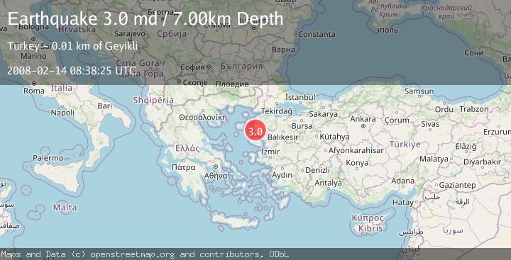 Map of NEAR THE COAST OF WESTERN TURKEY