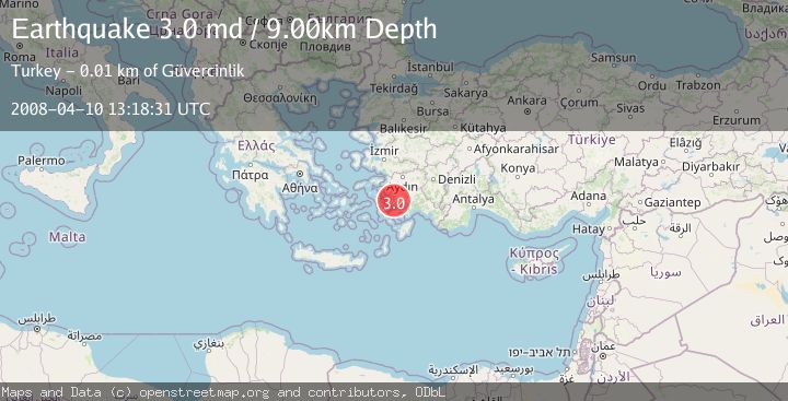 Map of WESTERN TURKEY