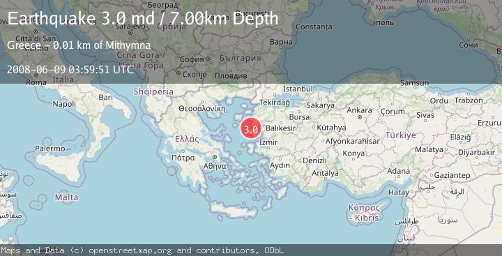 Map of NEAR THE COAST OF WESTERN TURKEY