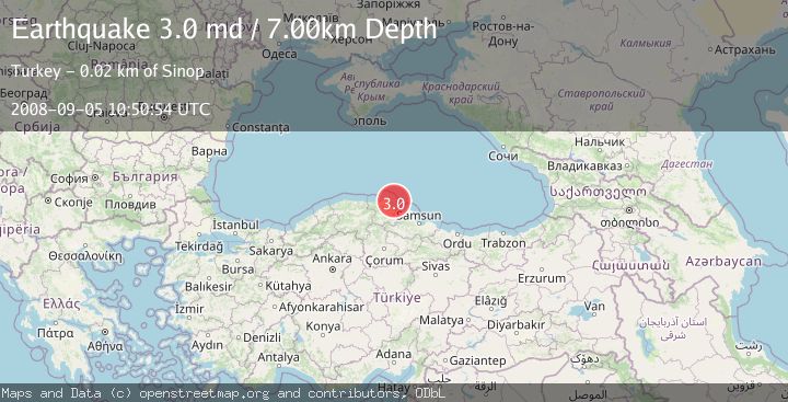 Map of CENTRAL TURKEY