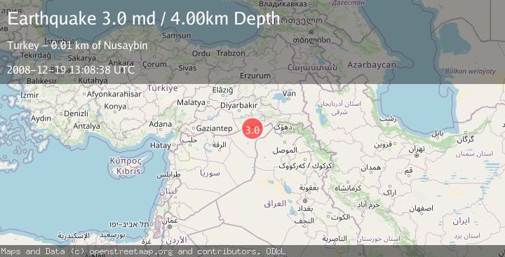 Map of EASTERN TURKEY