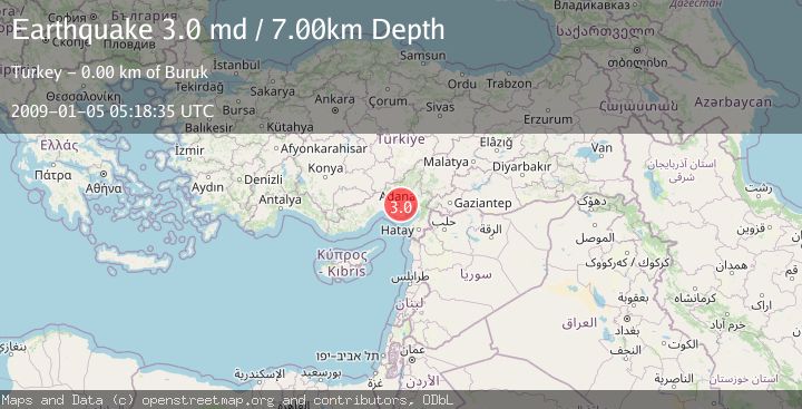 Map of CENTRAL TURKEY