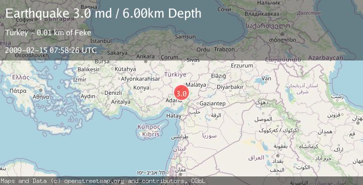 Map of CENTRAL TURKEY