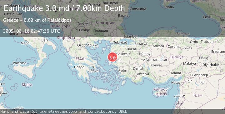 Map of NEAR THE COAST OF WESTERN TURKEY