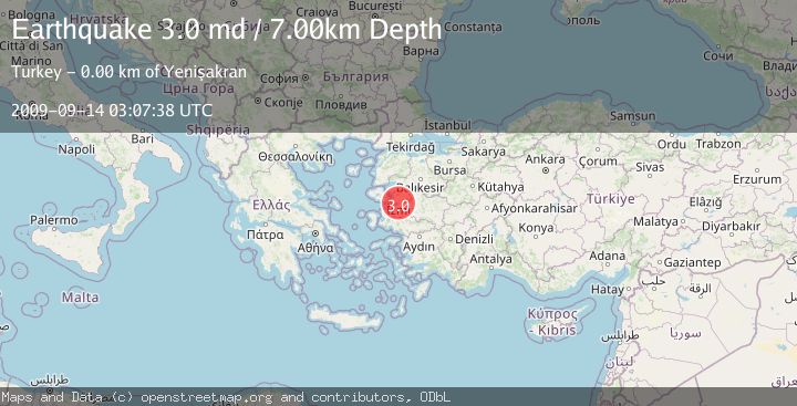 Map of WESTERN TURKEY