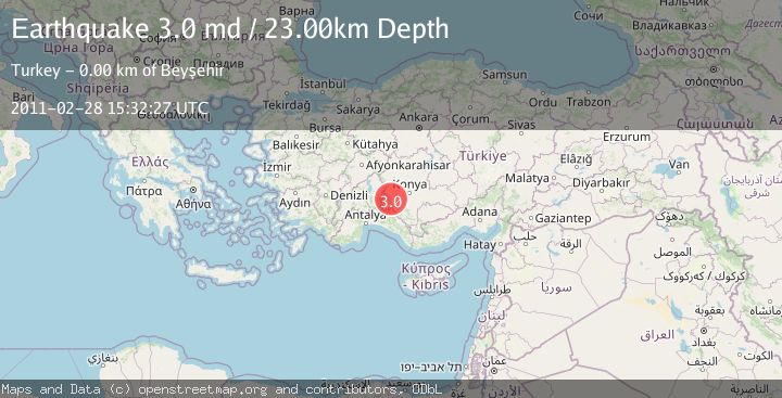 Map of WESTERN TURKEY