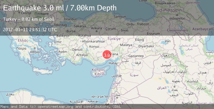 Map of CENTRAL TURKEY