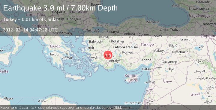 Map of WESTERN TURKEY