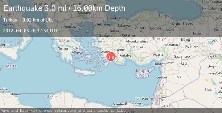 Map of WESTERN TURKEY