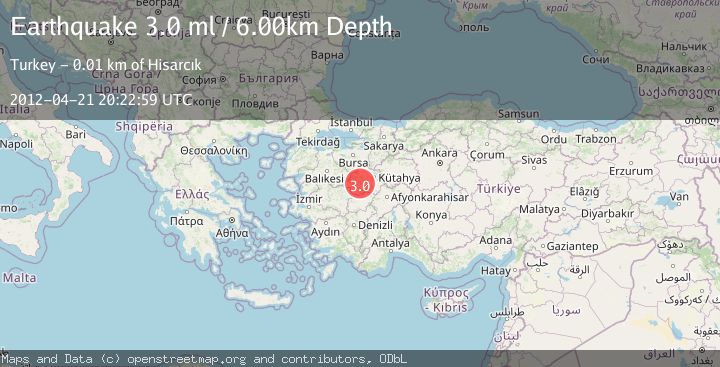 Map of WESTERN TURKEY