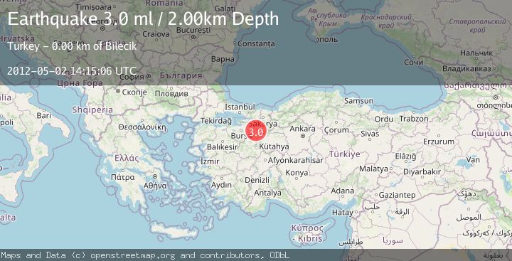 Map of WESTERN TURKEY