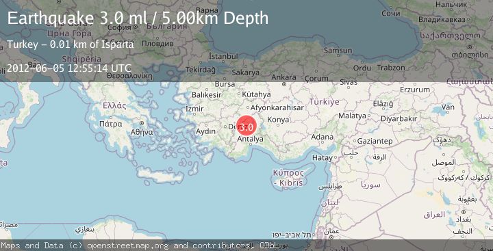Map of WESTERN TURKEY