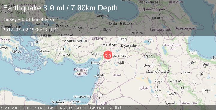 Map of CENTRAL TURKEY