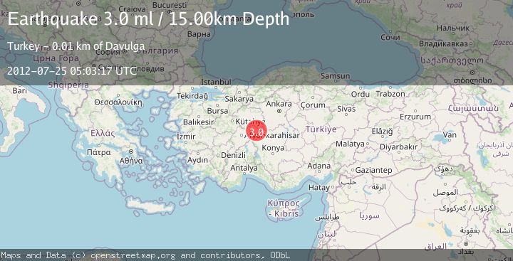 Map of WESTERN TURKEY
