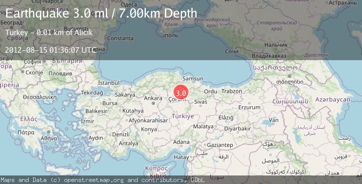Map of CENTRAL TURKEY