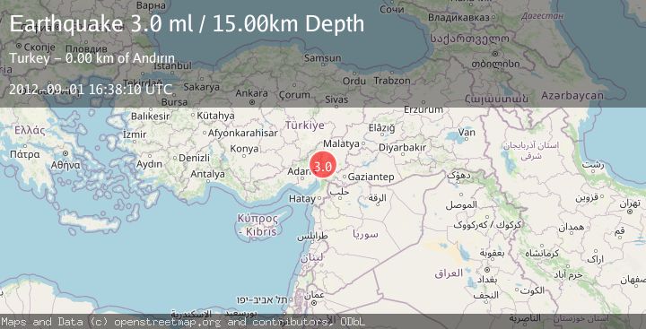 Map of CENTRAL TURKEY