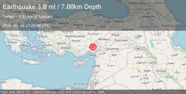 Map of CENTRAL TURKEY