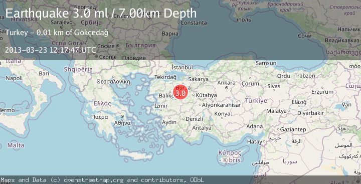 Map of WESTERN TURKEY