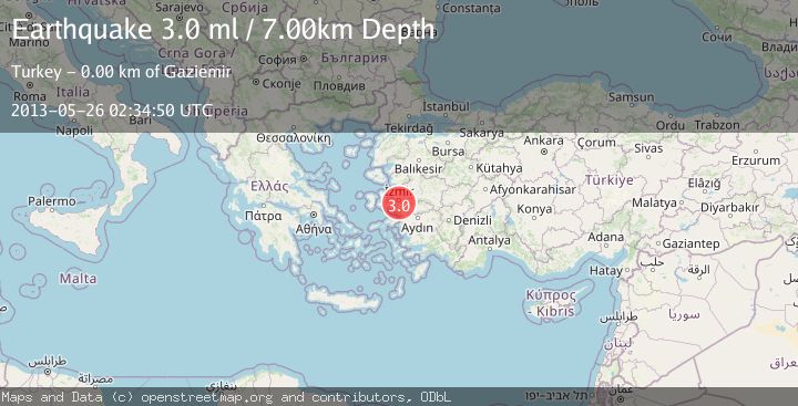 Map of WESTERN TURKEY