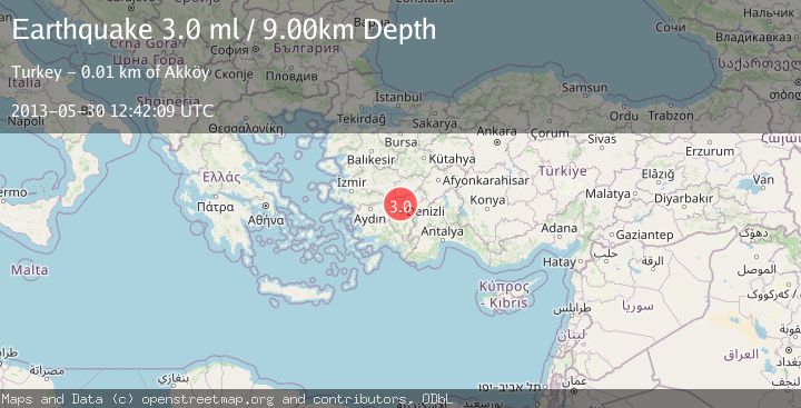 Map of WESTERN TURKEY